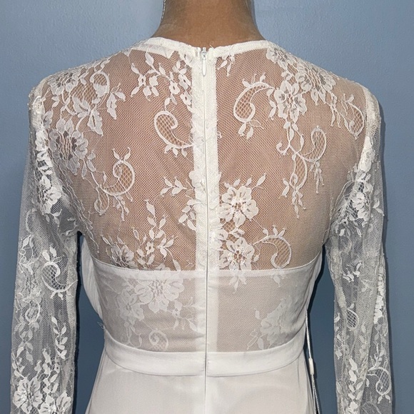 Ever Pretty Elegant White Wedding Dress Size 4 - Picture 9 of 12